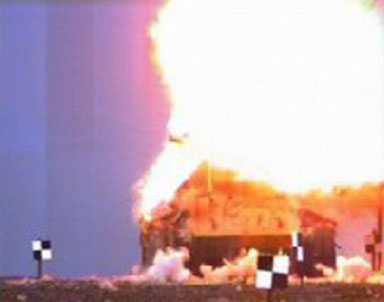 Hellfire Missile Explosion